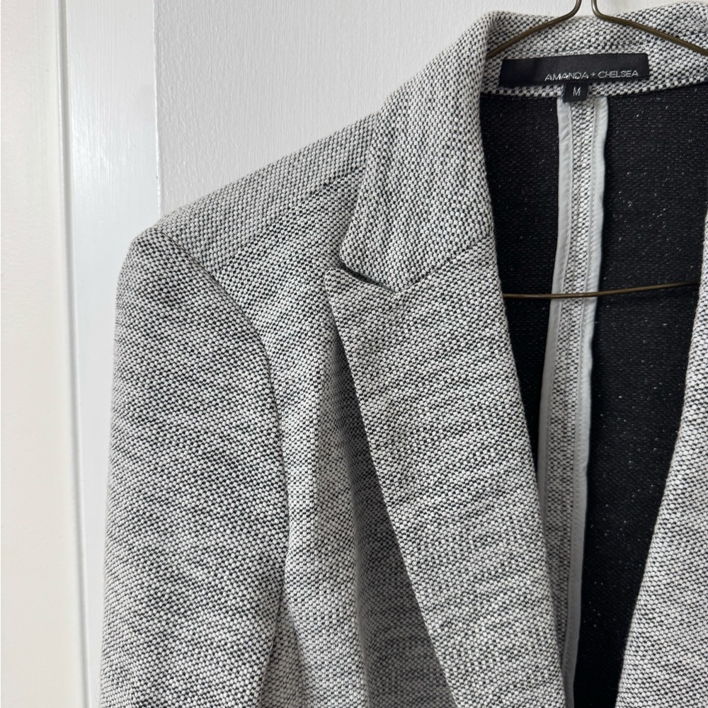 Amanda & Chelsea Women's Classic Black and White Blazer